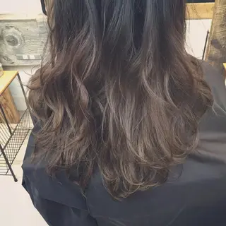 ロング カラー 前髪顔周り✂️店長 ❤️アマミヤ❤️のヘアスタイル