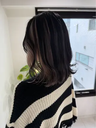 ミディアム カラー coco ハルヒのヘアスタイル