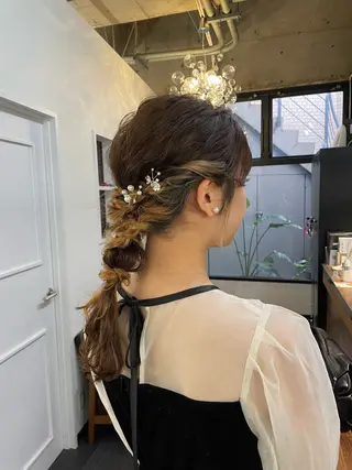 ロング ヘアアレンジ Stir maison[ステアメゾン]所属・layer cut /MIKUのヘアスタイル