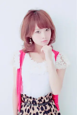 ミディアム 清水 允のヘアスタイル