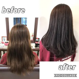 ロング カラー 🫧髪質改善×艶髪 🫧根本泰成🫧のヘアスタイル