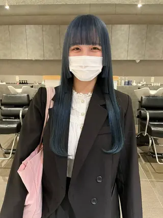 ロング カラー ショート/パーマ/ カラー/FUKOのヘアスタイル