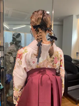 ヘアアレンジ ベージュ/アレンジ /横浜/杉本千夏のヘアスタイル