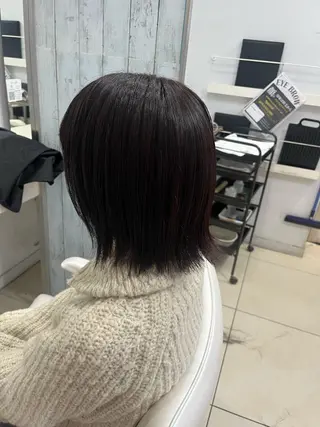 セミロング 【髪質改善カラー】 あむ·. ⟡ 🖤のヘアスタイル