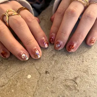 ネイル YUKIMO🍎名駅 /ニュアンスのネイルデザイン