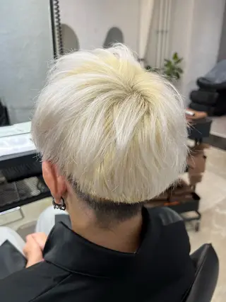 ショート カラー メンズ オタク美容師💟 チバコナツのヘアスタイル