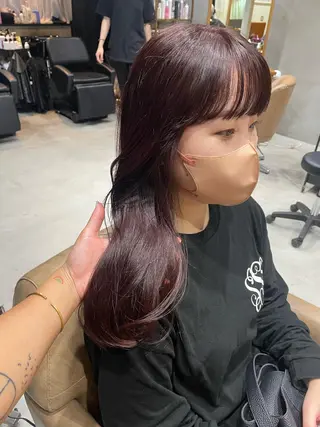 ロング カラー spooopy所属・🕊大垣 めぐみ🕊のヘアスタイル