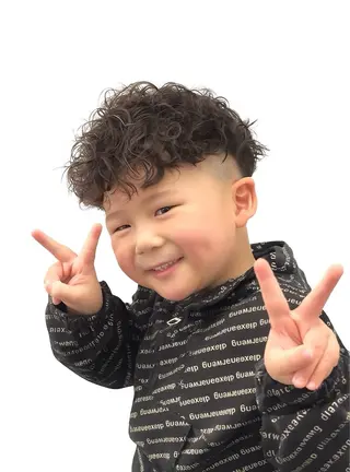 ショート パーマ メンズ キッズ MEN'S SALON HEAD STOCK大和八木店所属・きょん/メンズパーマ /ツイスパ/メンズのヘアスタイル