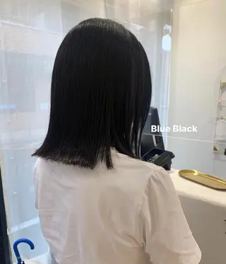 セミロング カラー 顔周りレイヤー 🎀マリノのヘアスタイル