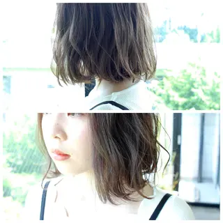 ミディアム カラー BOB🌟ハイトーン /ブリーチ/TAKUのヘアスタイル