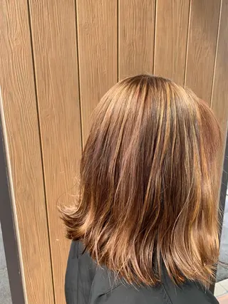 ミディアム カラー 工藤 勇樹のヘアスタイル