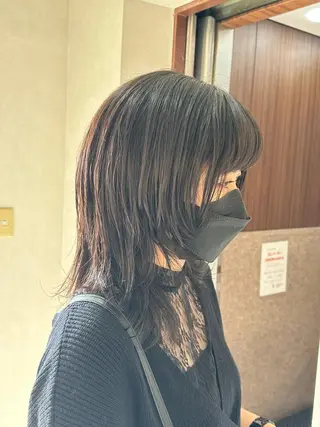 ミディアム 🩵透明感/高発色 /難波/北原佑記🌸のヘアスタイル