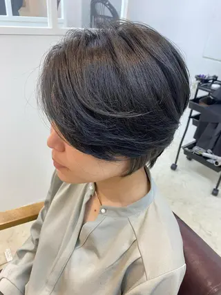 ショート カラー miel hair 新宿店 【ミエル ヘアー】所属・新宿西口から徒歩5分 石橋卓典のヘアスタイル