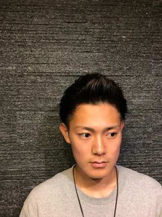 ショート メンズ ヒロ銀座所属・牧 颯斗のヘアスタイル