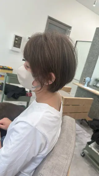 ショート カラー 🌟ショートヘア特化 清水力也🌟のヘアスタイル