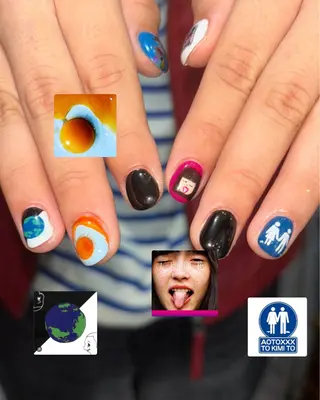 ネイル 🪐富島彩夏 /海外nail🪐のネイルデザイン