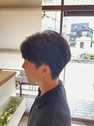 ショート メンズカット、パーマ ✄﻿杉山来輝金沢文庫のヘアスタイル