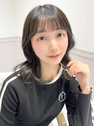 ミディアム カラー 🎀可愛くします💗 空きあり✨のヘアスタイル