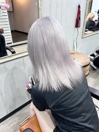 ミディアム カラー 艶髪/ハイトーン特化 店長/SHOHEIのヘアスタイル