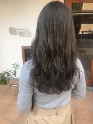 セミロング カラー 中津/柔らかカラー/ ナガオ　イズミのヘアスタイル