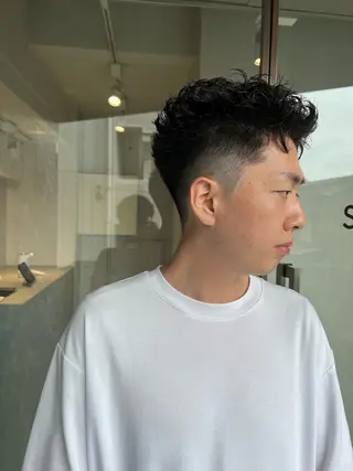 ショート メンズ 樋野 亮のヘアスタイル