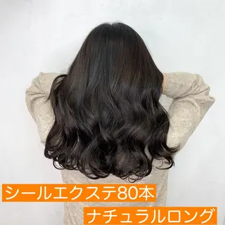 ロング カラー ヘアアレンジ マツエク・マツパ TATSUYA アートディレクターのヘアスタイル