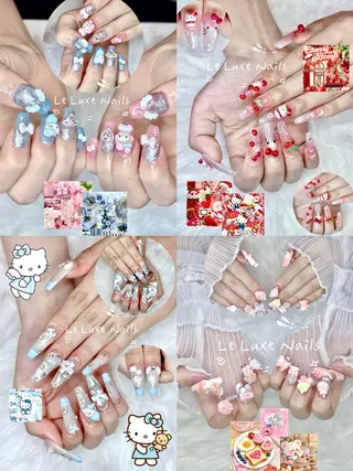 ネイル le luxe nails所属・あやね あんなのネイルデザイン