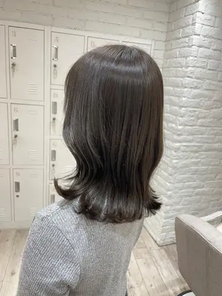 ミディアム カラー HARUKA韓国ヘア /Luana梅田のヘアスタイル