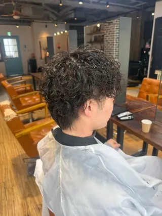 パーマ メンズ 💞艶カラー/ ブリーチ💞ユウカのヘアスタイル