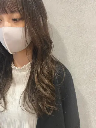 ロング パーマ 韓国hair ·͜· watanabeのヘアスタイル