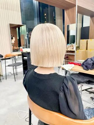 ミディアム 似合わせボブ/ショー ト💋🌹村松優斗のヘアスタイル