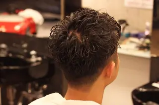 ショート パーマ メンズ 前田賢生 ご新規様はNGのヘアスタイル