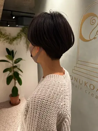 ショート Tonukoa Rua所属・レディースモデル カット/中川翔太のヘアスタイル