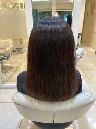 セミロング 髪質改善🥂✨ Mioのヘアスタイル