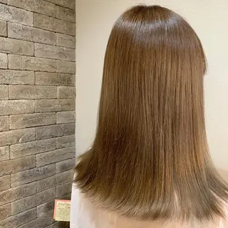 ミディアム カラー HairDesign Azurのヘアスタイル