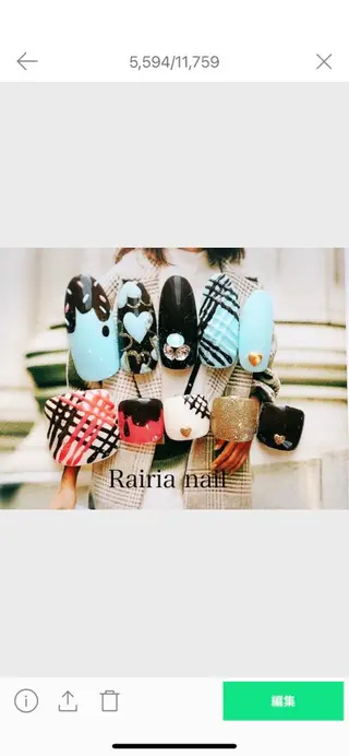 ネイル Rairia nail本八幡店のネイルデザイン