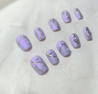 ネイル ビルドアップ ビューティーのネイルデザイン