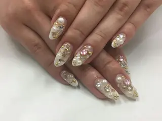 ロング ネイル nail salon Blancのネイルデザイン