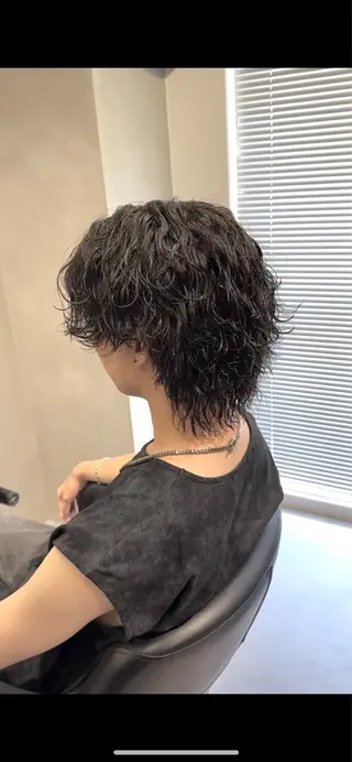 パーマ メンズ 🐺ウルフ /メンズ専門/そらのヘアスタイル