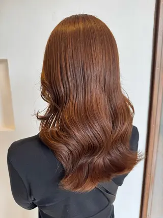 セミロング カラー ブランシェ神領店 稲垣 葵のヘアスタイル