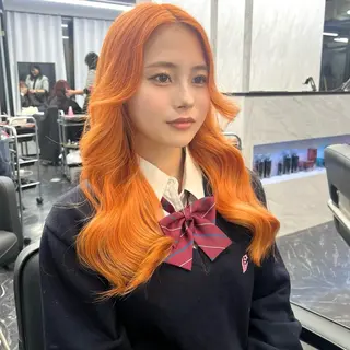 ロング カラー 梅田/韓国ヘア/ エクステ🤖ヒナのヘアスタイル