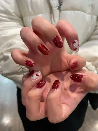 ネイル るか/透明感 カラー/アレンジのヘアスタイル