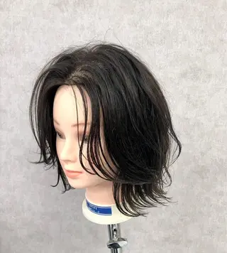 パーマ メンズ ショート、韓国メンズ ヘアのかつらぎのヘアスタイル