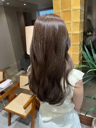 ロング 透明感&巻き髪 韓国ヘア　YUKIのヘアスタイル