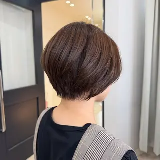 ショート little×RINNE  栄所属・透明感カラー/髪質 改善/りょうすけのヘアスタイル