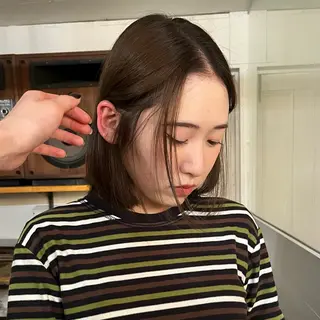 ショート カラー レイヤー/ベージュ mikuのヘアスタイル