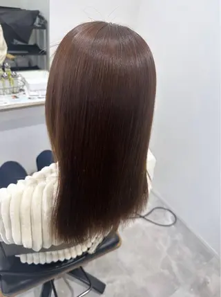 セミロング 𝑴𝒐𝒓𝒊‎‪ /髪質改善/艶髪🖤のヘアスタイル