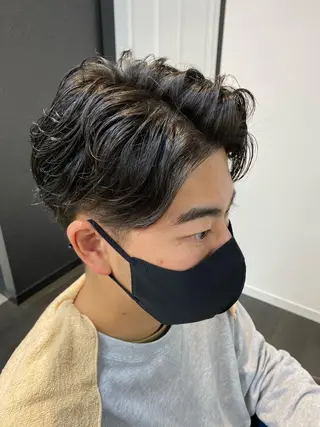 ショート パーマ メンズ メンズパーマの達人 /タカシマ　ダイスケのヘアスタイル