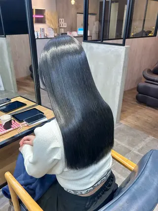 ロング カラー 韓国×髪質改善カラー 💎hinaのヘアスタイル