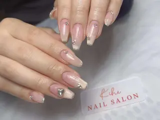 ネイル ユリ🎀長さだし/ パラジェル/持ち込みのネイルデザイン